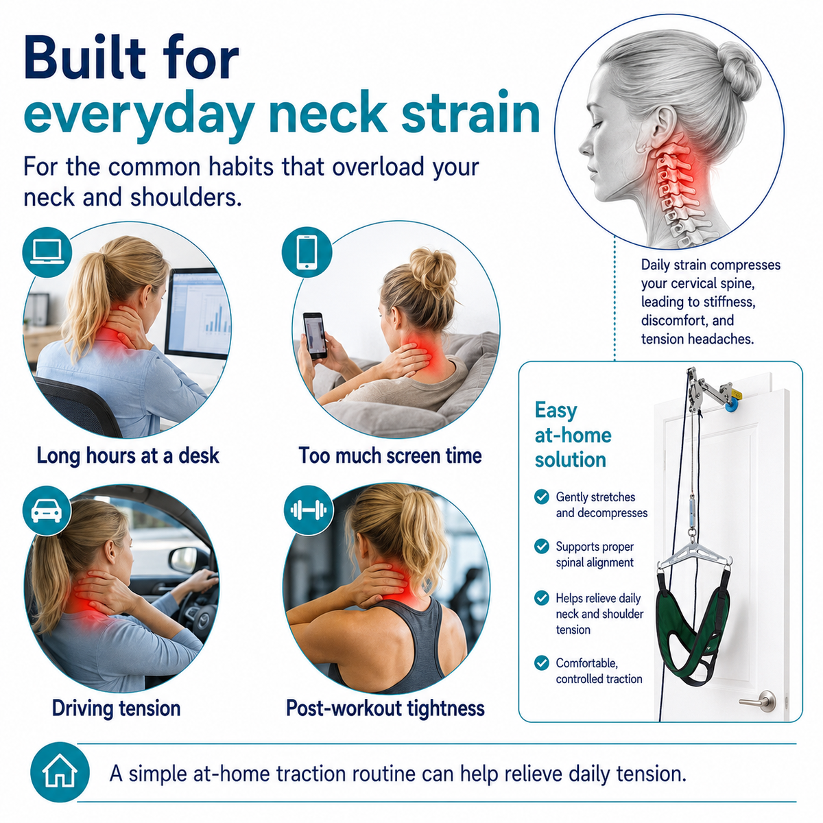 Adjustable Neck Traction System