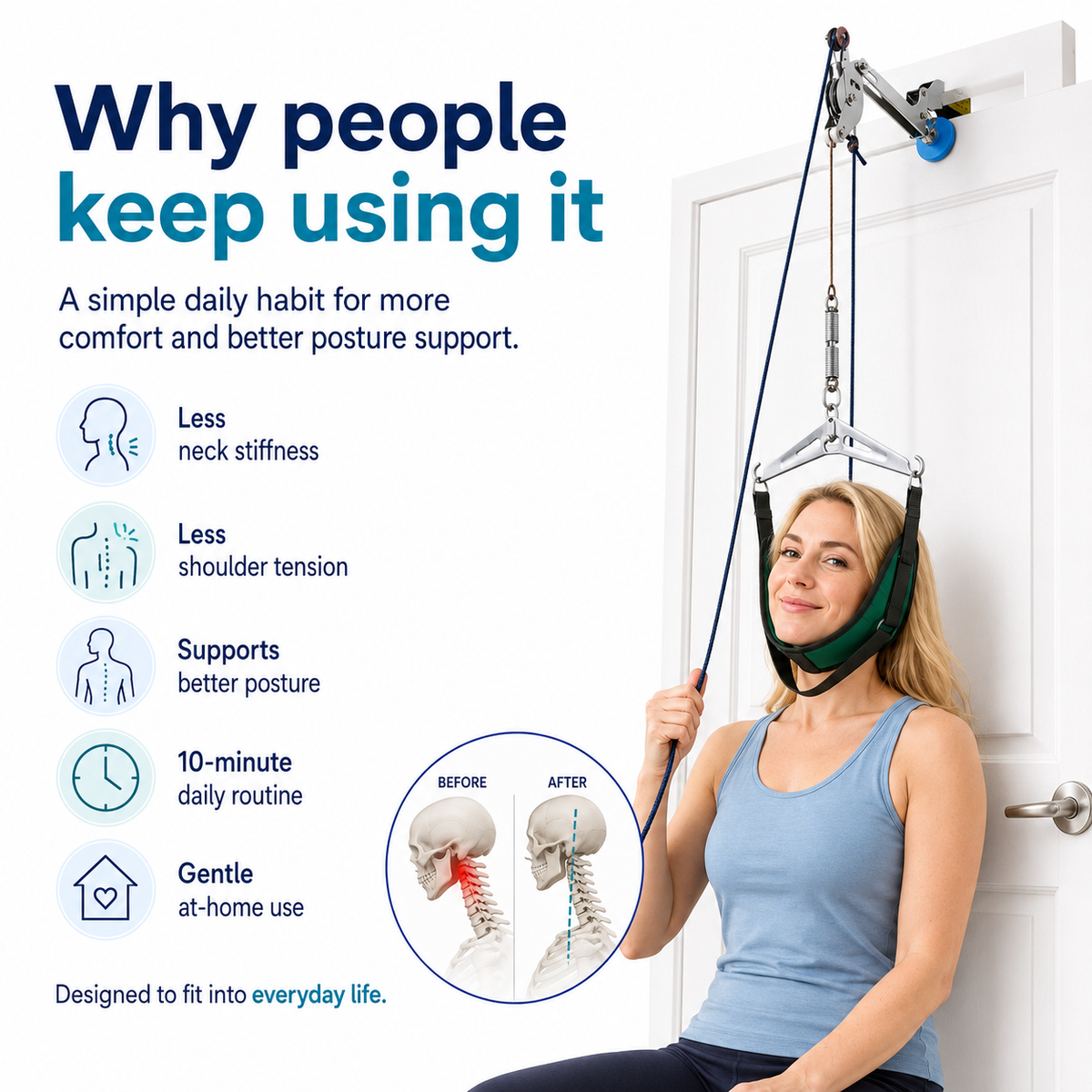 Adjustable Neck Traction System
