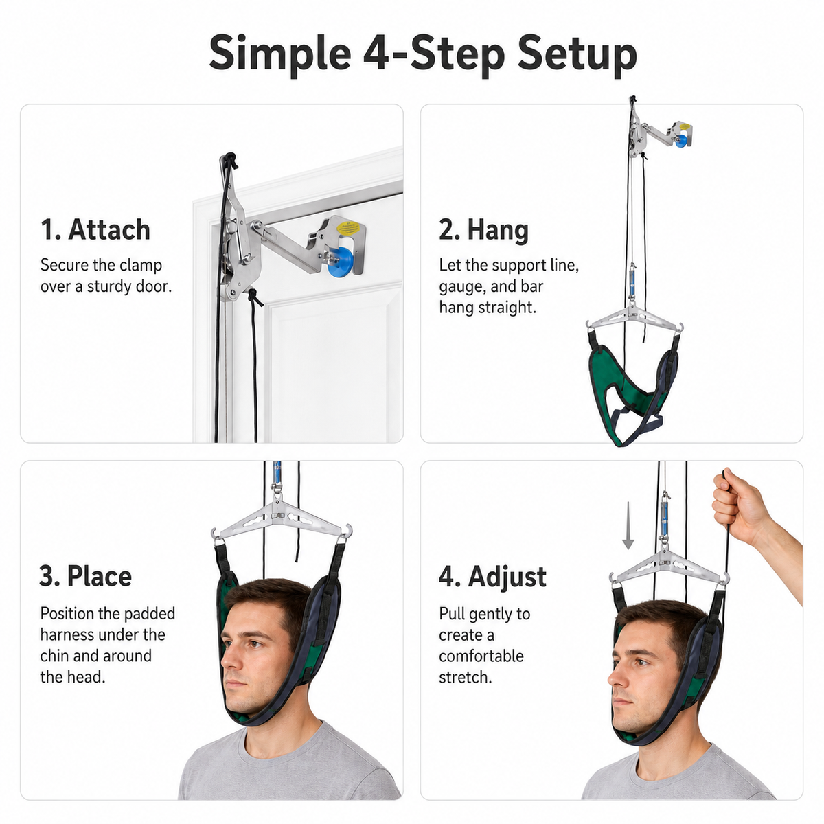 Adjustable Neck Traction System
