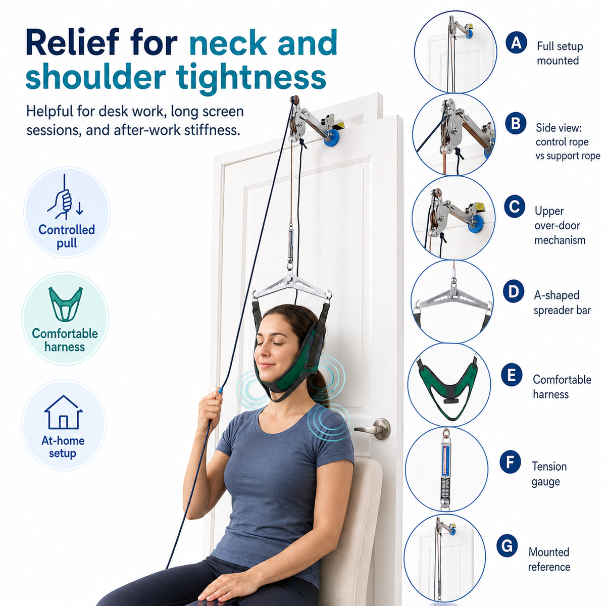 Adjustable Neck Traction System